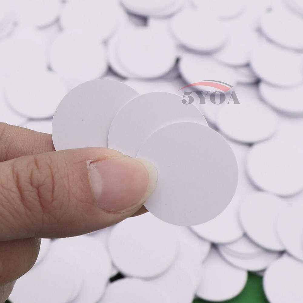 Etiquetas de llave NFC NFC215, etiqueta Universal de llavero, etiqueta RFID, Mini Etiqueta De Teléfono NFC, 10 unids/lote