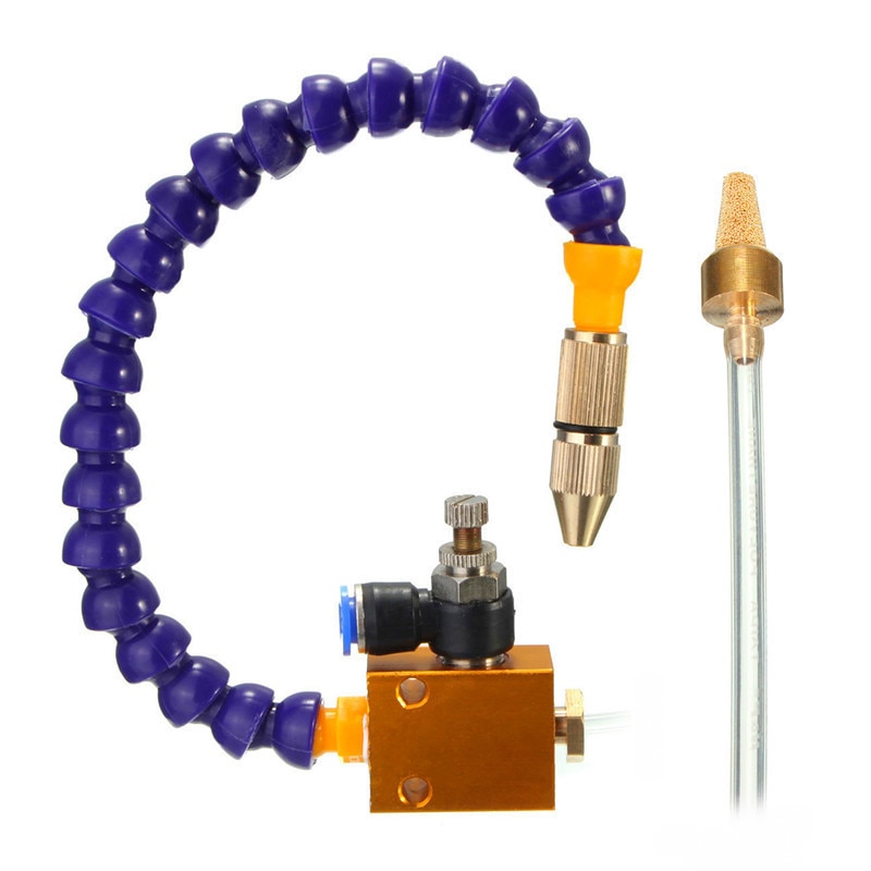 Système de pulvérisation de lubrification de brouillard de liquide de refroidissement de brume pour le tuyau d'air de 8mm CNC foret de moulin de tour