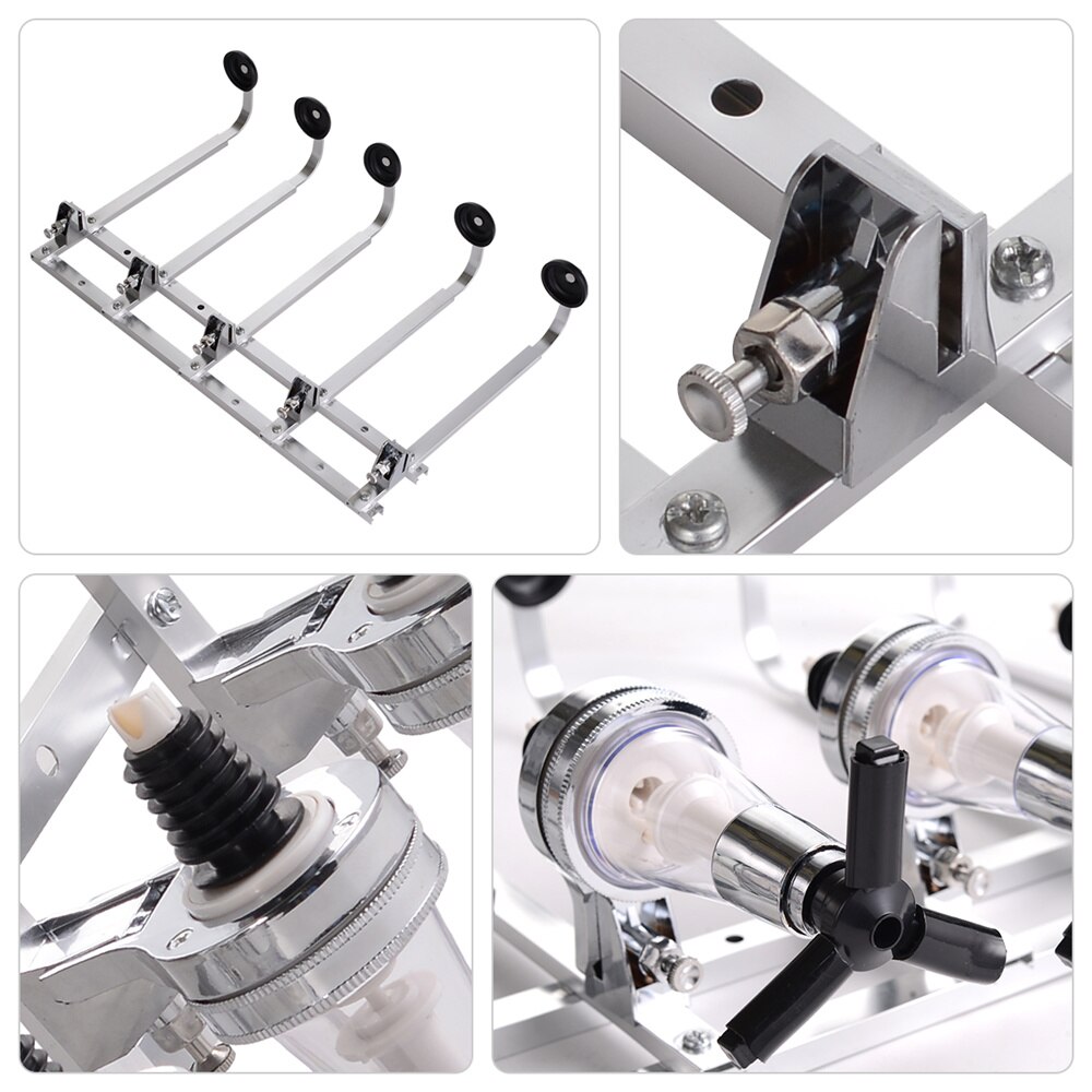 4/5/6 Fles Drank Dispenser Wandmontage Alcohol Drinken Shot Cocktail Shaker, bar Tool Roterende Wijn Drank Whisky Dispenser