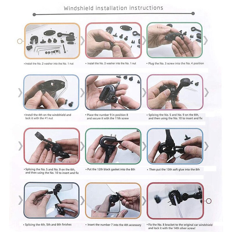 Motorcycle Modified Windshield Extension Spoiler Windscreen Air Deflector for YAMAHA TDM 850 900 TDR250 XT1200Z