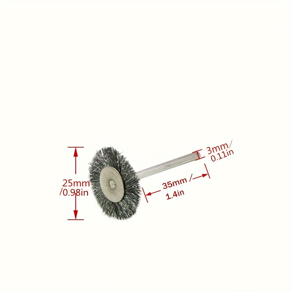 9 pezzi mini spazzola metallica in acciaio trapano utensile rotante spazzola per pulizia ruota discoteca lucidante per rimozione ruggine metallica