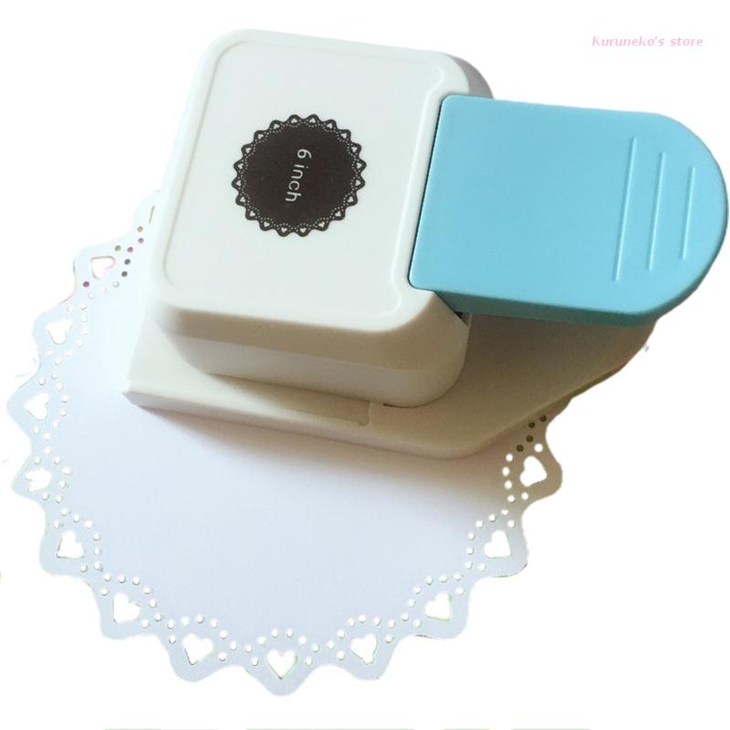 Lastest Small Lace Puncher Scrapbooking Paper Embossing Machine Handheld Making Hole Machine for Children Boys Girls: 03