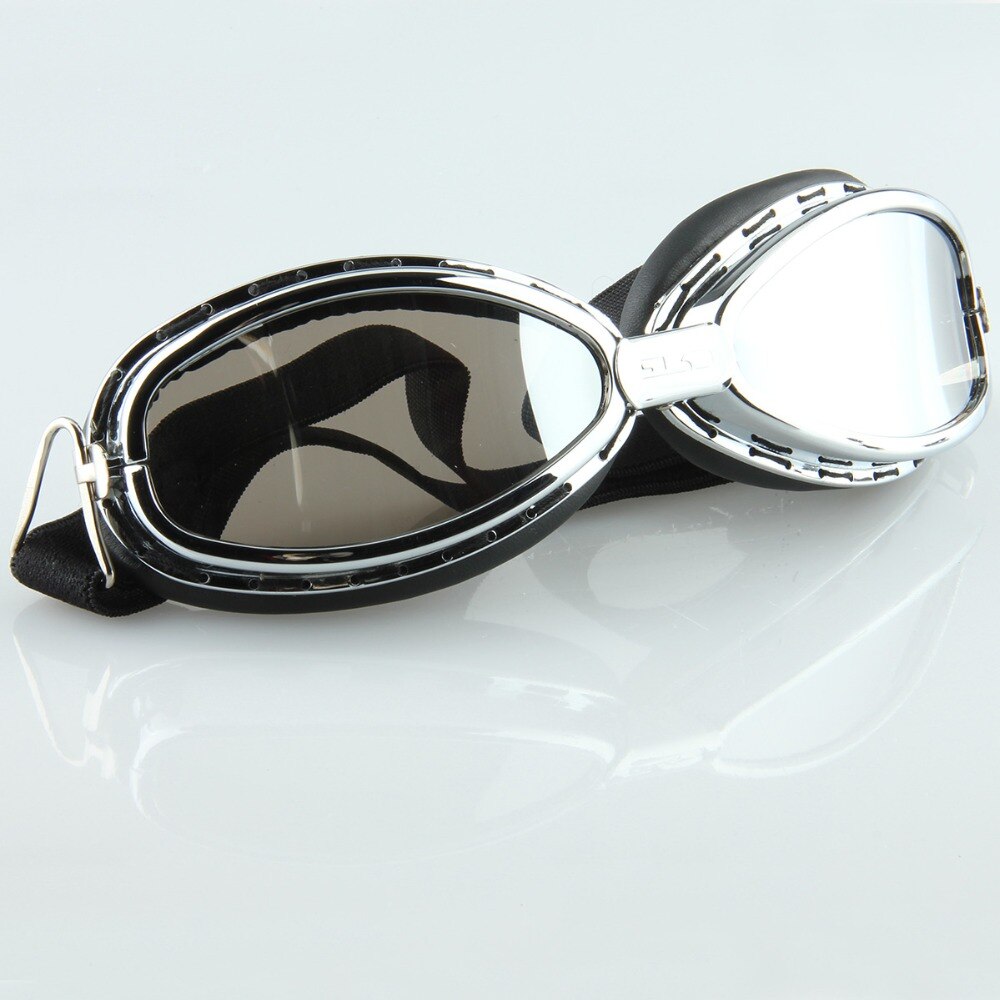 POSSBAY Pilot Cruiser Motorcycle Glasses Bike Riding Goggles Eyewear Protect Glasses Lens UV-Protection Cafe Racer