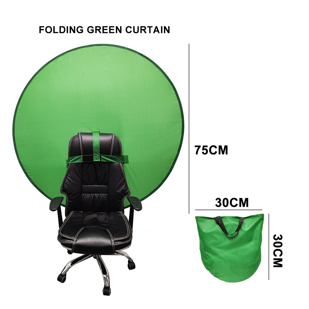 Groen Scherm Foto Achtergrond Fotografie Achtergronden Draagbare Effen Groene Kleur Achtergrond Doek Voor Fotografie Studio: 110cm