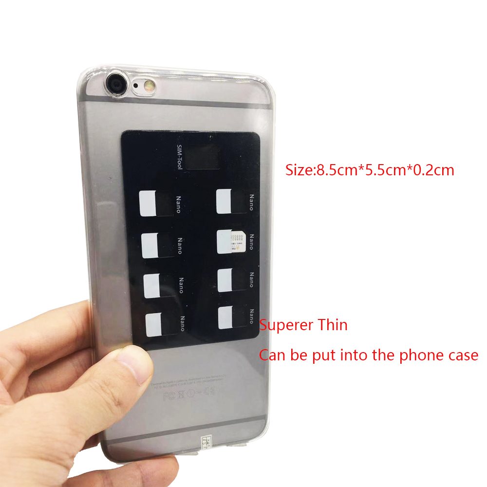Soporte para tarjeta Nano y pin, capacidad para 8 tarjetas Nano y pin para teléfono