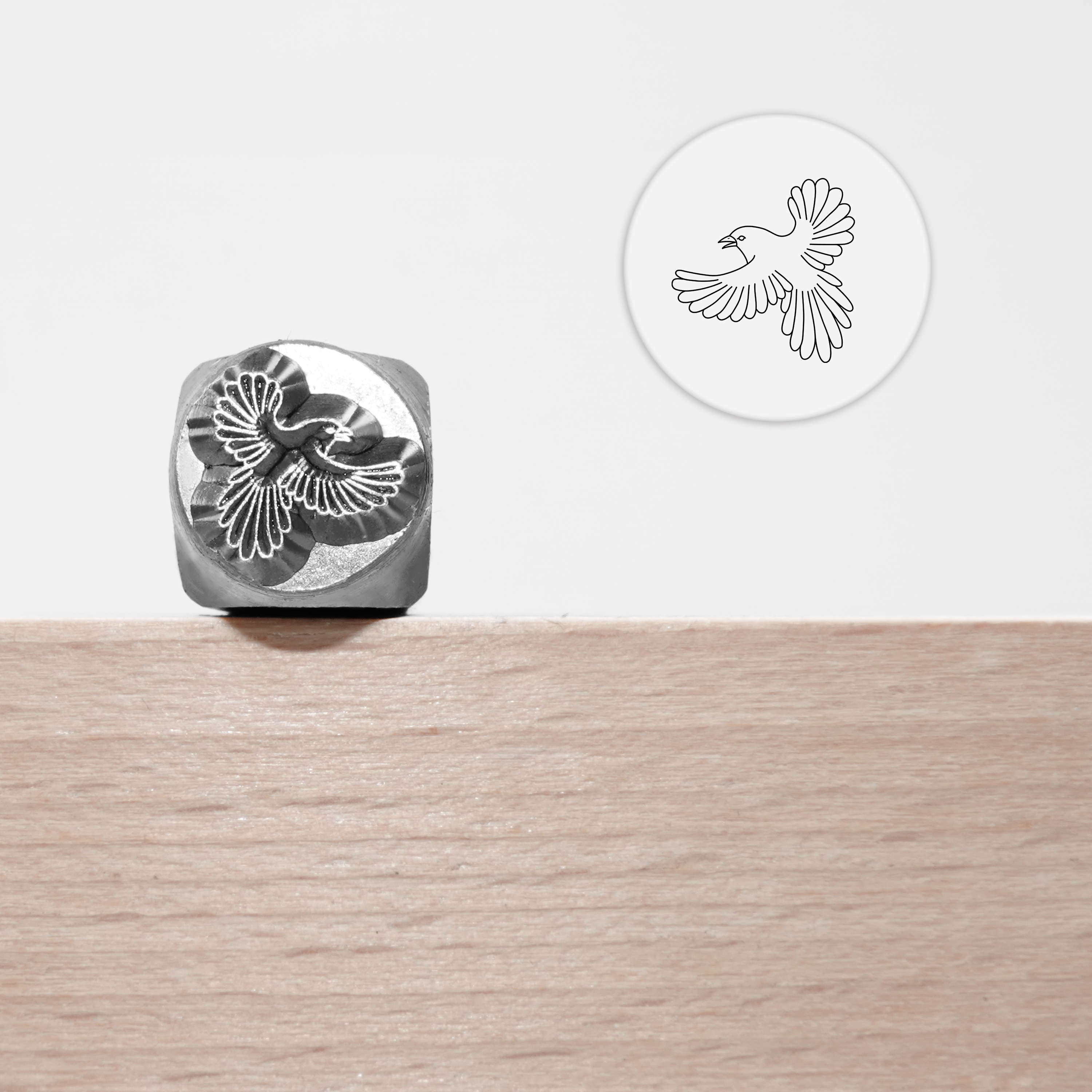 Metal Stamping Jewelry Making Supplies Forest Animals Metal Stamp for Metal, Jewelry (8.5mm): Orange