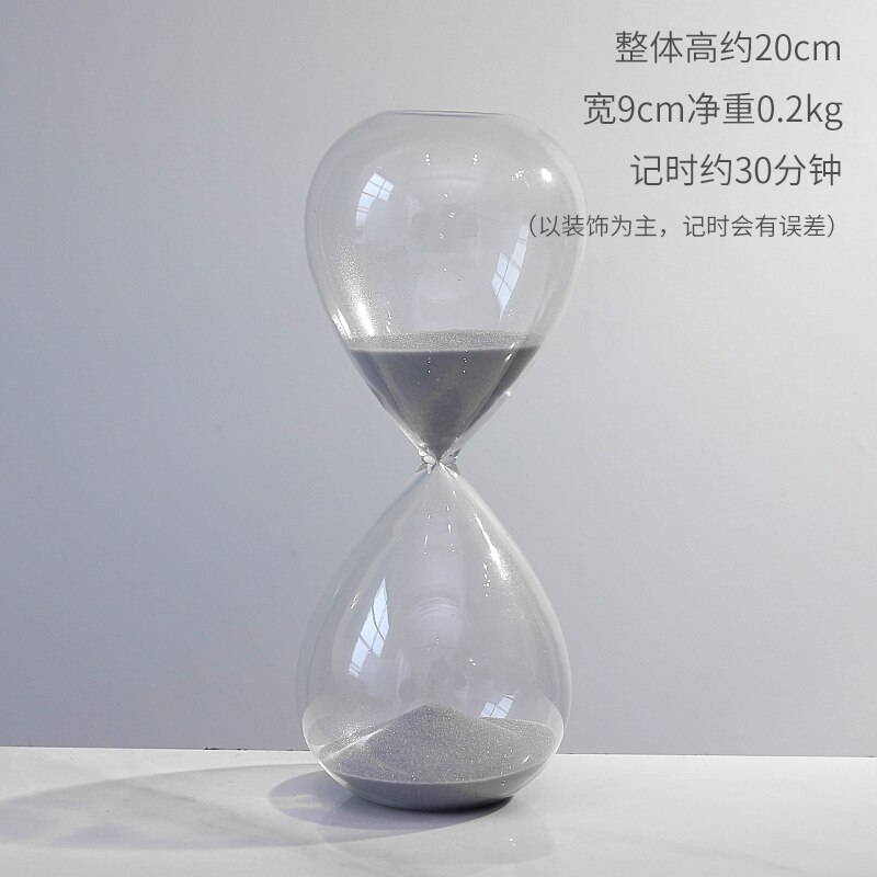 Sablier de sable moderne et Simple pour enfants, décorations de maison, d'anniversaire pour enfants, minuterie de sablier, décoration créative pour salon nordique: 30Minute3