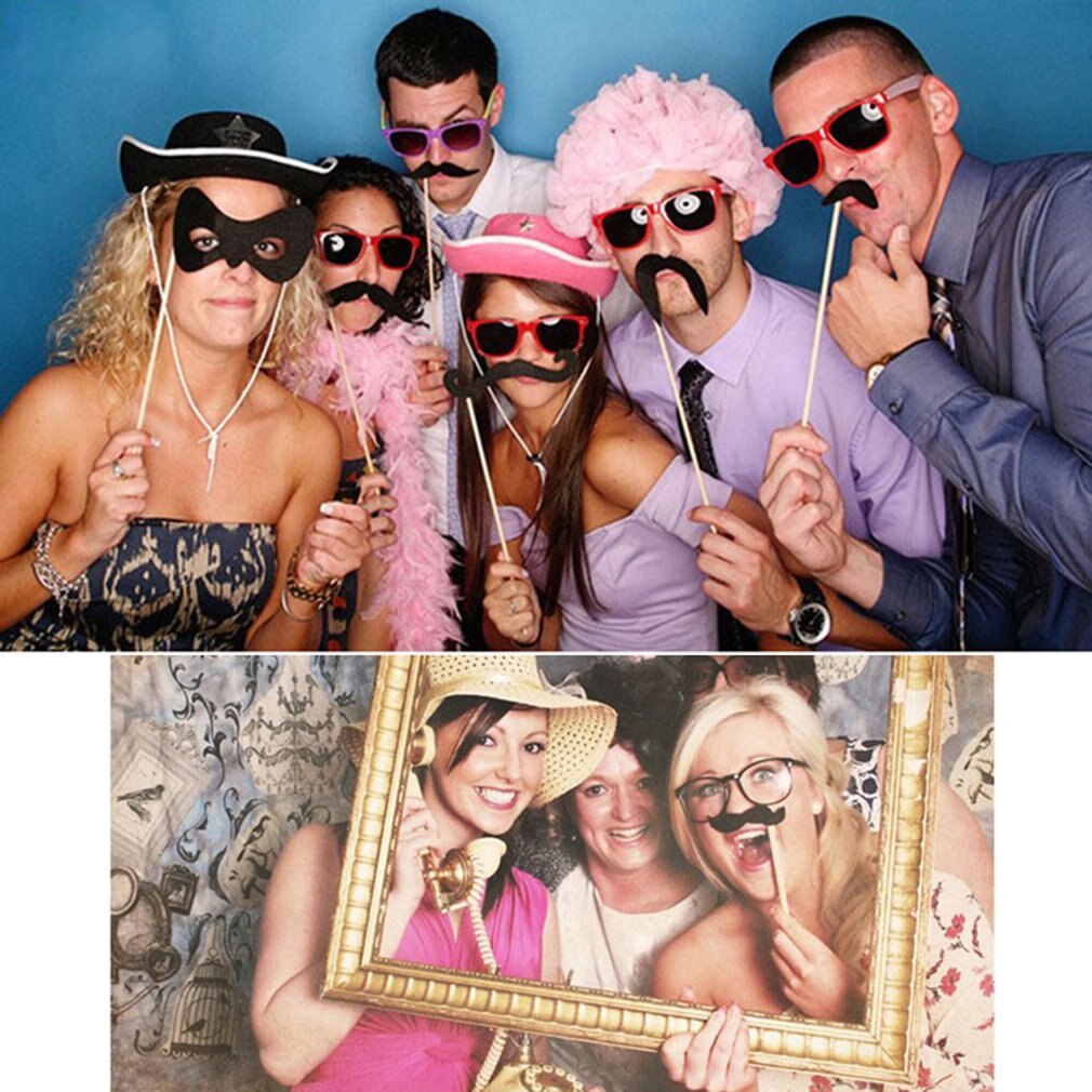 50 Styles/SET Funny Christmas Party Photo Props Kit for Party Night Club Decoration Photo Props Kit for Party Decoration