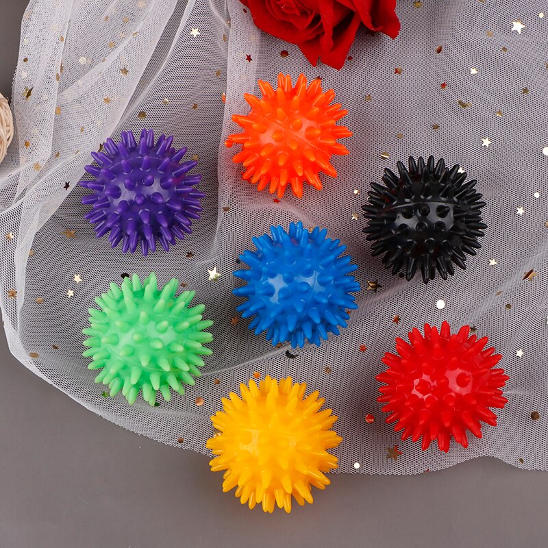 Full Body Spiky Massage Bal Hard Stress Bal 6Cm Voor Fitness Sport Oefening Egel Sensorische Training Grip De Bal