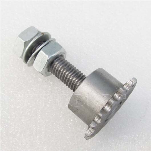 Piñones tensores 04C16T, 16 dientes de paso, 6,35mm, 1/4 &quot;, sistema de tensado de rueda de cadena, ajuste de fácil acceso, polea de accionamiento esclavo DIY