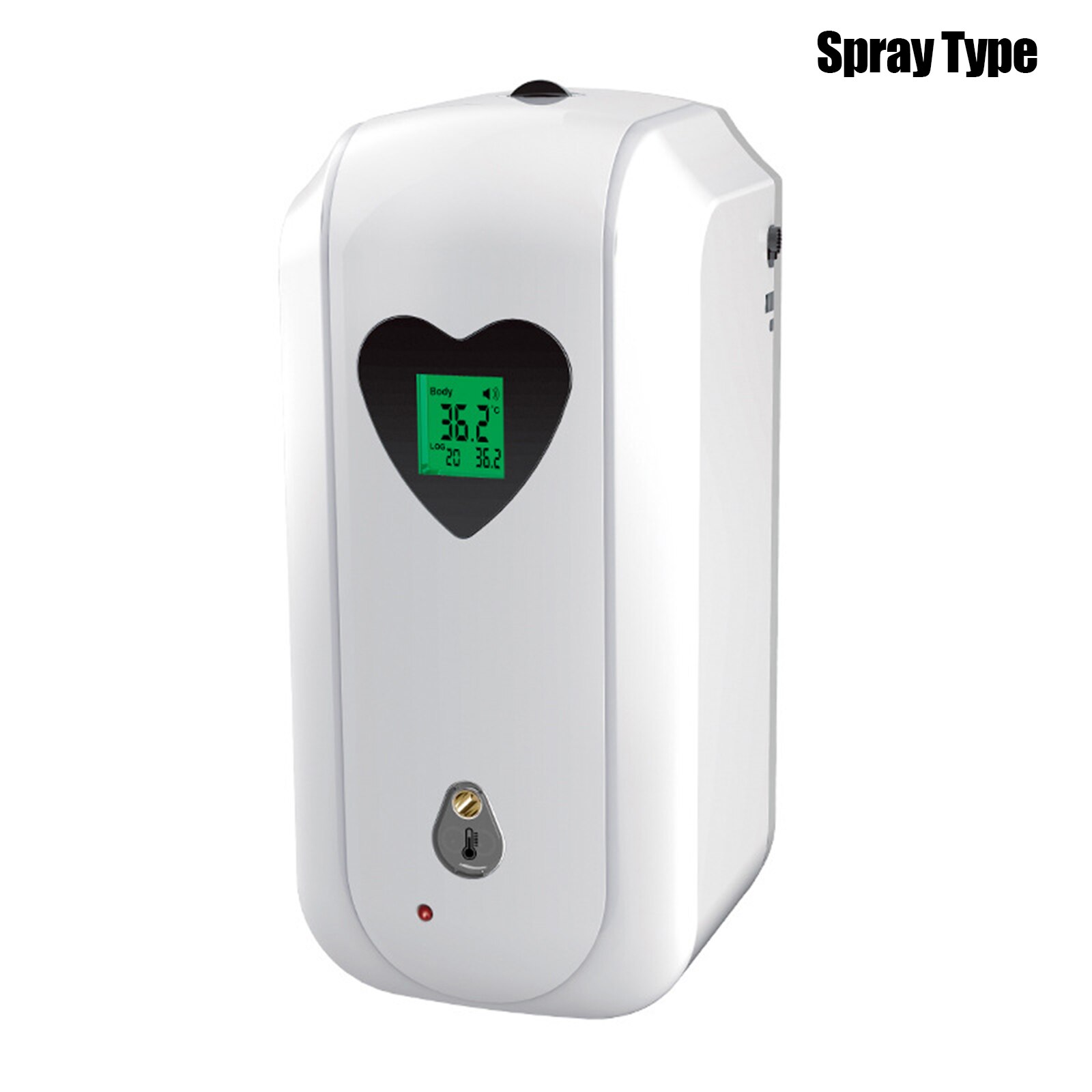 Automatic Alcohol Dispenser with Body Temperature Measurement Touchless Soap Dispenser with Temperature Alarm 850ML XHC88