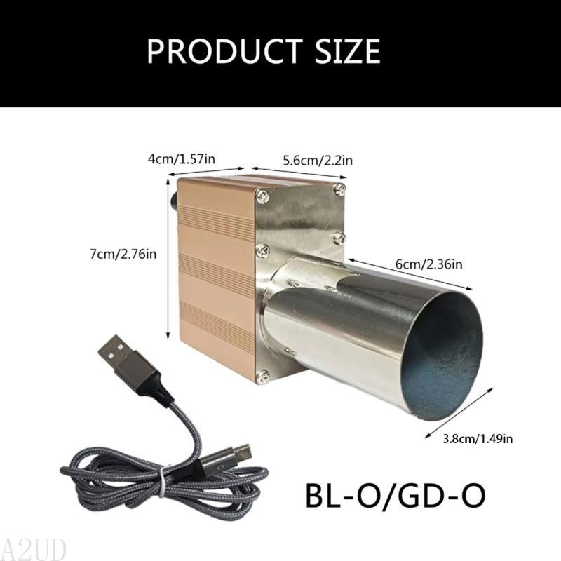 A2ud elektriska bälgar, bärbart grillverktyg, luftfläkt, kolstartare, 5v usb, 10000 rpm spisfläkt