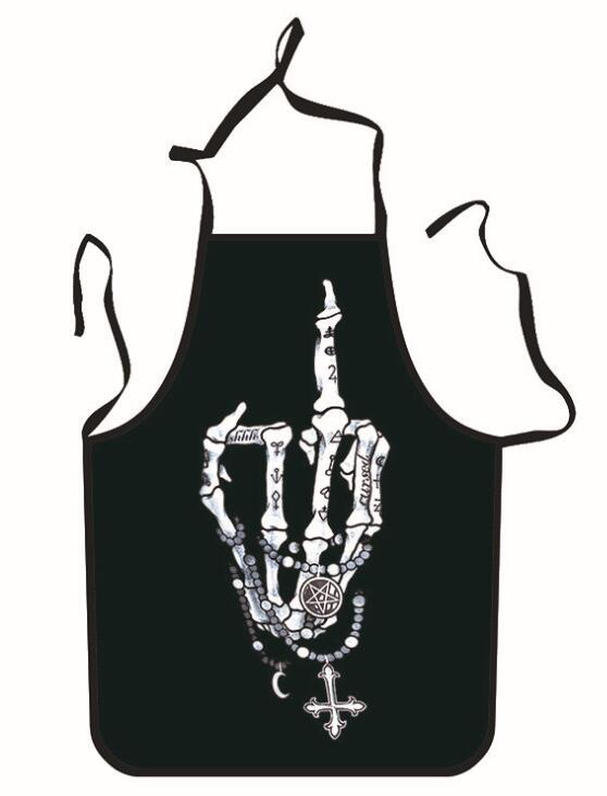 Halloween Schorten Schedel Afdrukken Volwassen Keukenschort Etentje Keukenschort Cozinha Tablier Keuken Overgooier Kinderen
