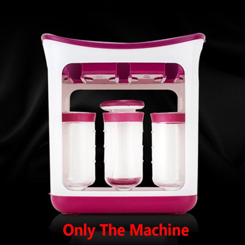 Squeeze Juice Station Baby Food Organination Storage Containers Baby Food Maker Set Fruit Puree Packing Machine Party: Only the machine