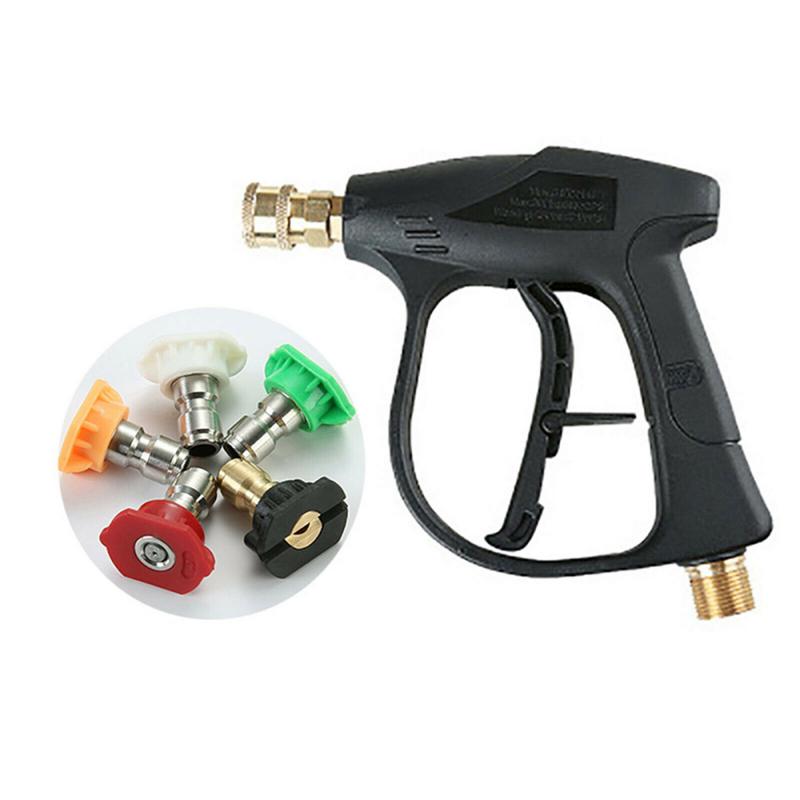 Adjustable High Pressure Snow Foam Washer Jet Lance Bottle Car Wash Spray Gun Adaptors Soap Foamer Gun Car Wash Towel: Gray