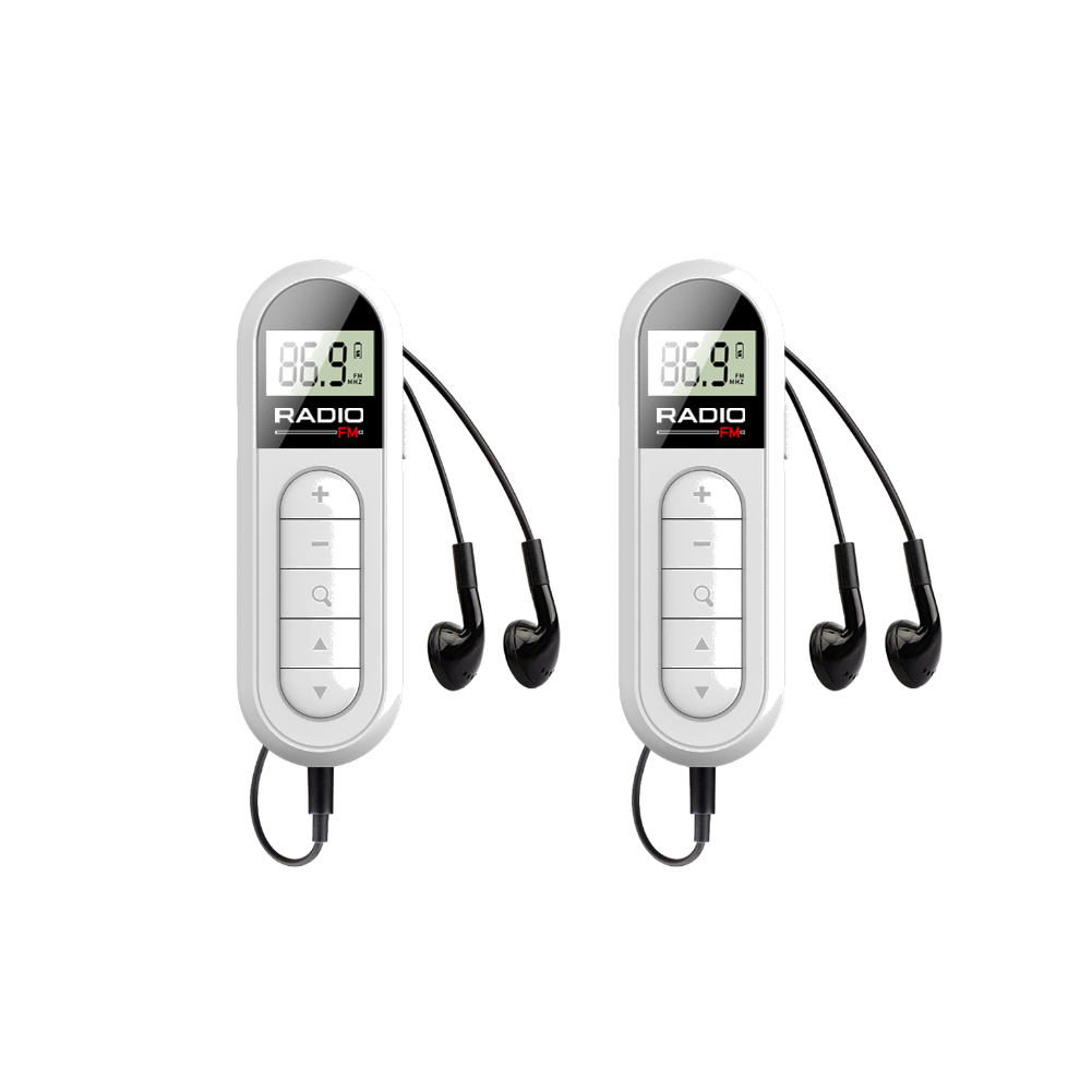 FM-Radio mit Hintergrundbeleuchtung, 76–108 MHz, Mini-Taschen-Clip-Radio mit 3,5-mm-Kopfhöreranschluss, persönliches Walkman-Radio für Spaziergänge, Joggen, Camping: Brown