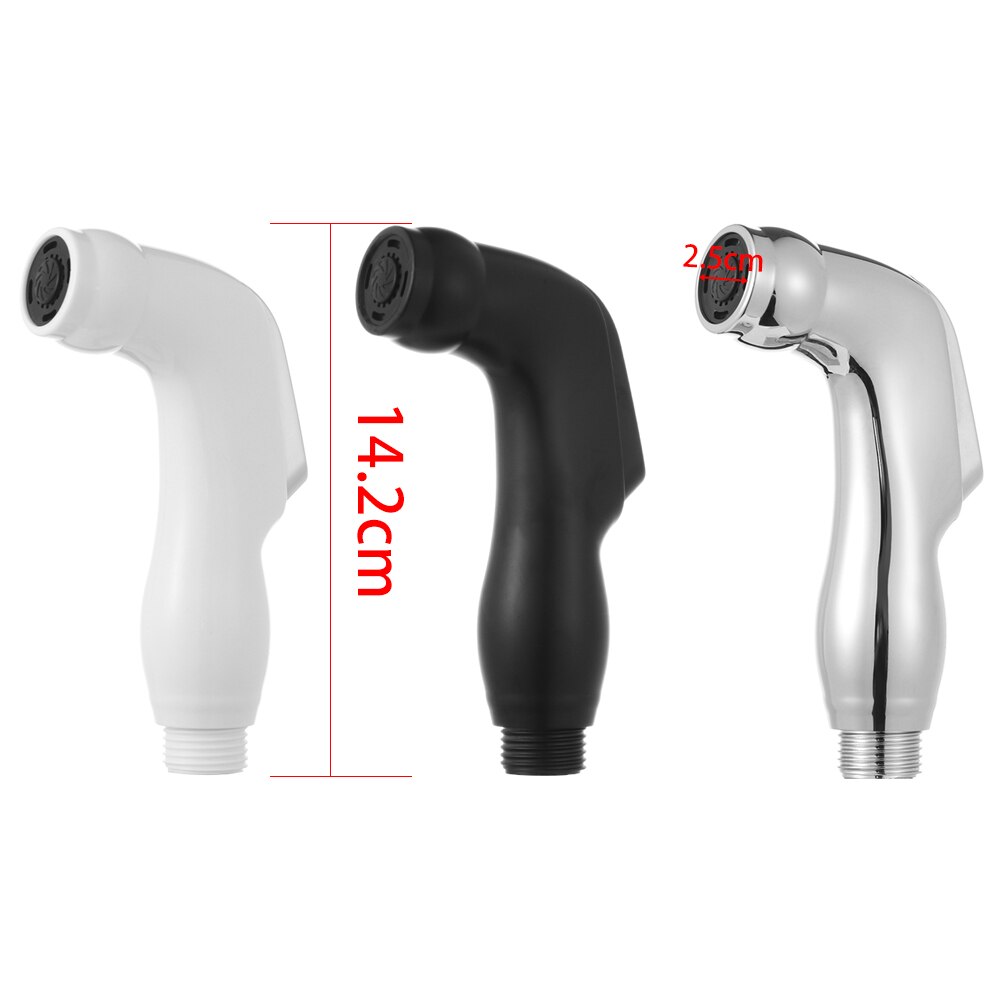 1Pc Nuttig Handheld Bidet Sproeier Chrome Abs Handheld Bidet Kraan Badkamer Douchekop Sproeier Waterbesparende Sprinkler