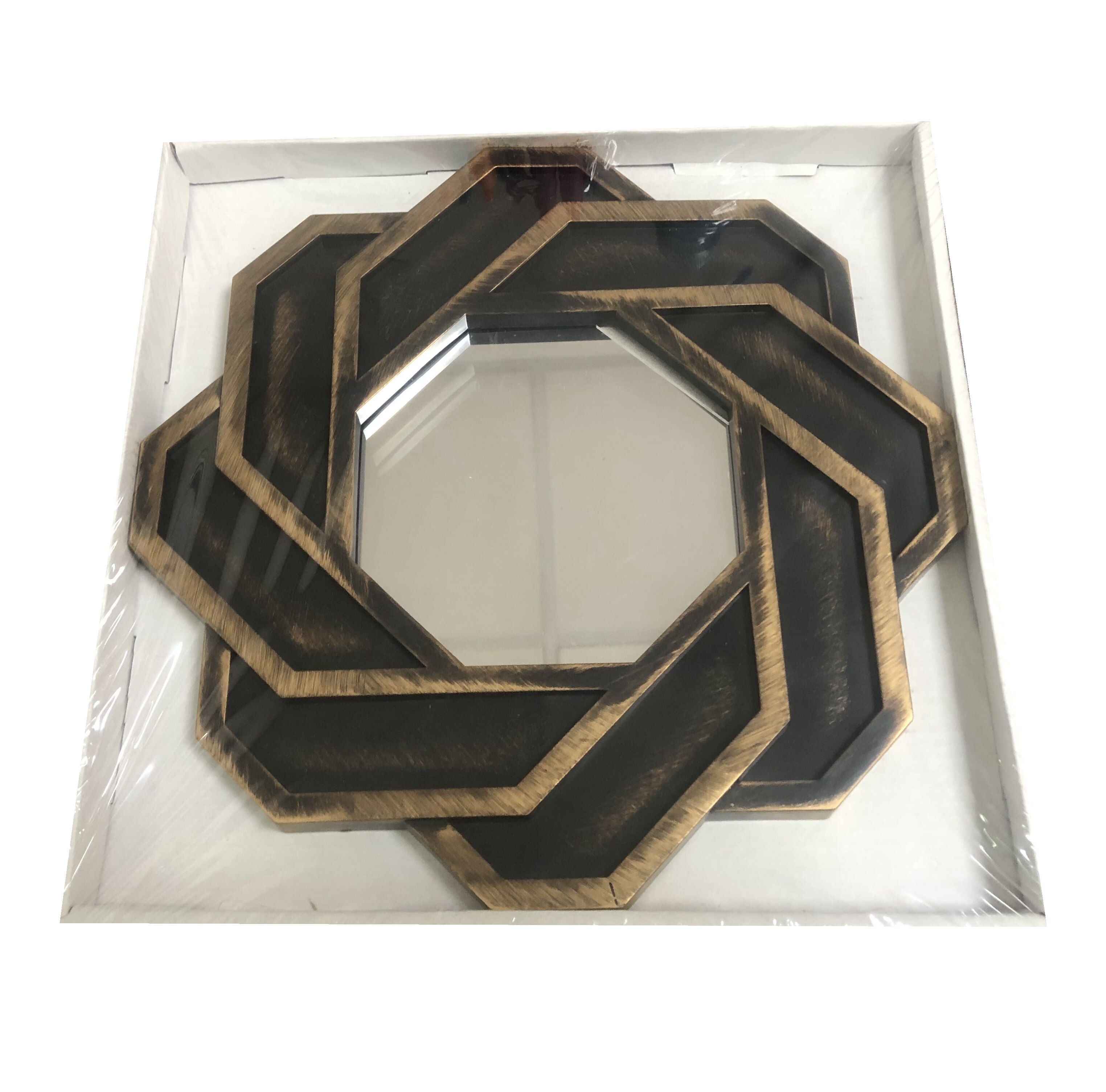 Miroir mural rond de 25cm, pour la maison, la salle de bain, la chambre à coucher, l'entrée, le magasin, l'hôtel, décoration artistique innovante de maquillage
