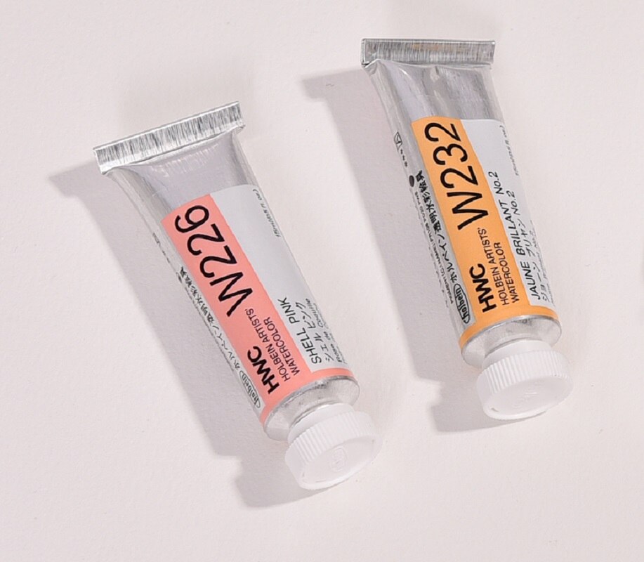 HWC – tube d&#39;artiste Holbein, peinture aquarelle de couleur chair, aquarelle, illustration de personnage de bande dessinée, fournitures d&#39;art de la peau, 15ml