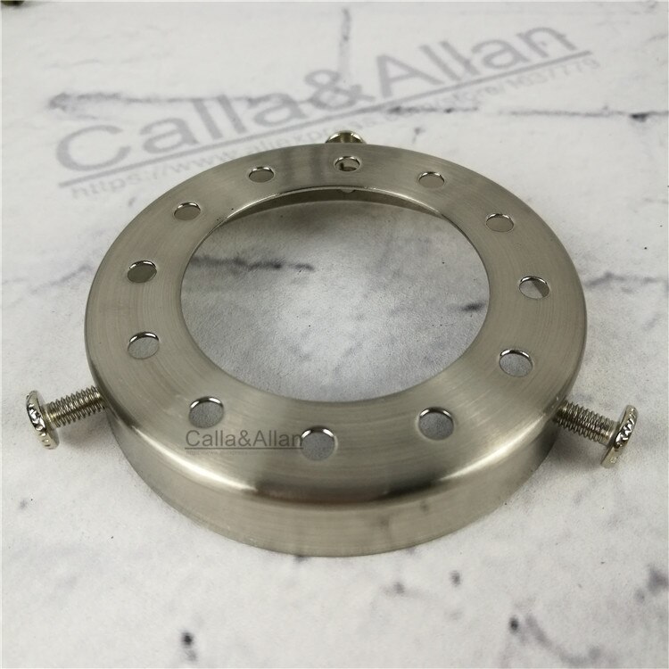 E27 Houder D70mm * H12mm Lampenkap Ring Fitter Ijzeren Schaduw Vaste Cup Vintage DIY Verlichting Schaduw en Socket Aangesloten Houder: MULTI