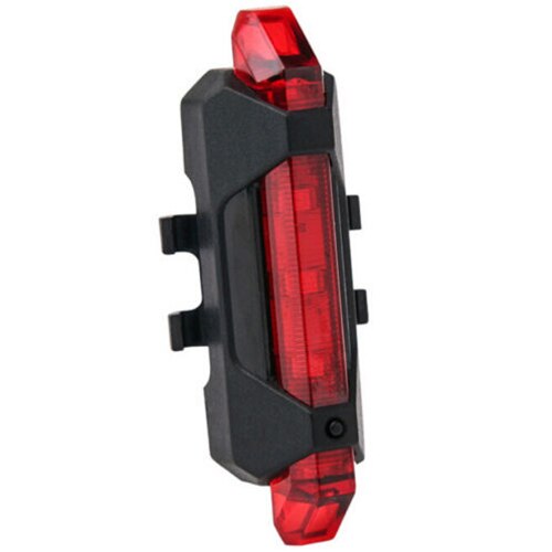 5 led fiets achterlicht fiets led achterlicht usb oplaadbaar fiets rood achterlicht led fiets veiligheidswaarschuwingslicht