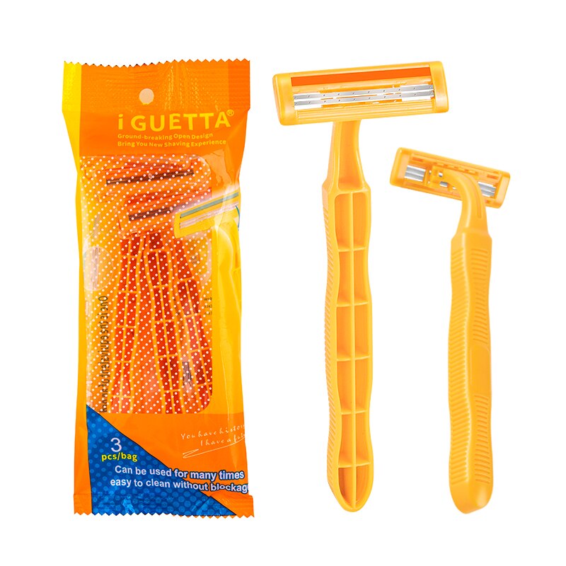 IGUETTA NewYellow Disposable Razor Two-Layer Blade... – Grandado