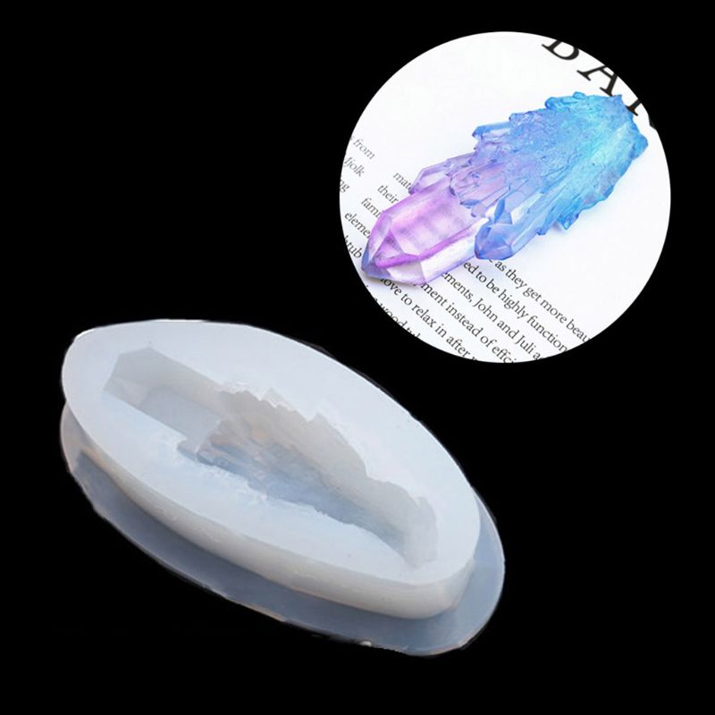 DIY epoxy transparent silicone mold crystal epoxy mold silicone ore Spar crystal cluster transparent mold: 25