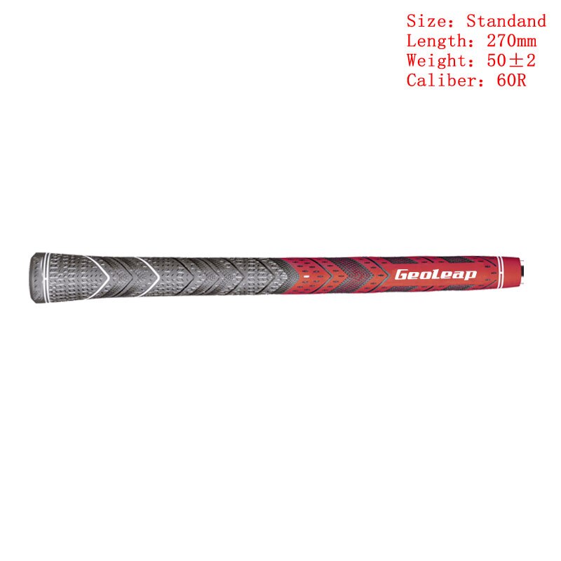 Golf Grips Multi Samengestelde Cord Rubber Standaard En Midsize Golf Club Grips 10 Stks/partij: red-standard