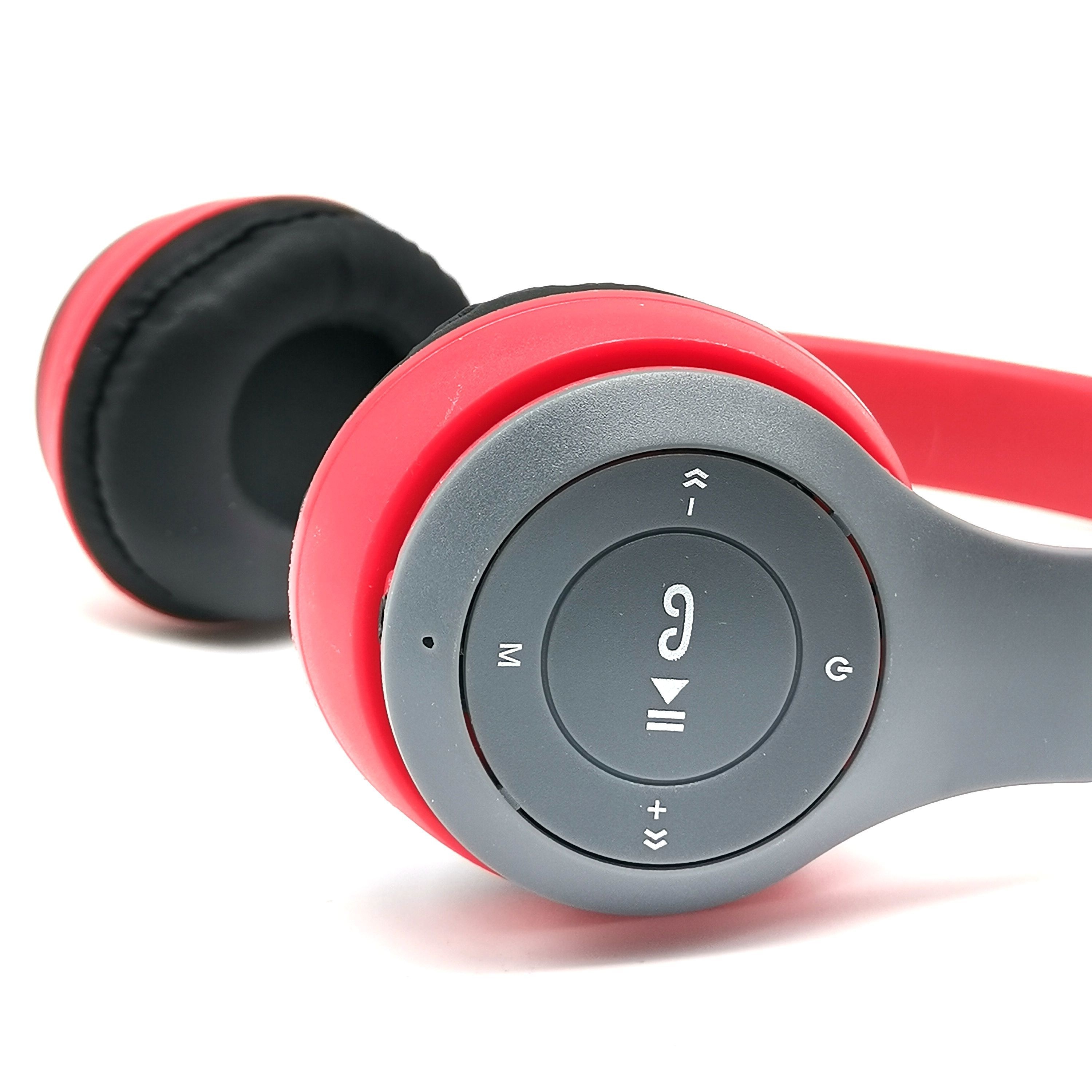 P47 Bluetooth 5.0 Wireless Headphone Foldable HIFI Stereo Bass Earphone Kid Helmet With Mic USB Adaptor For iPhone Game