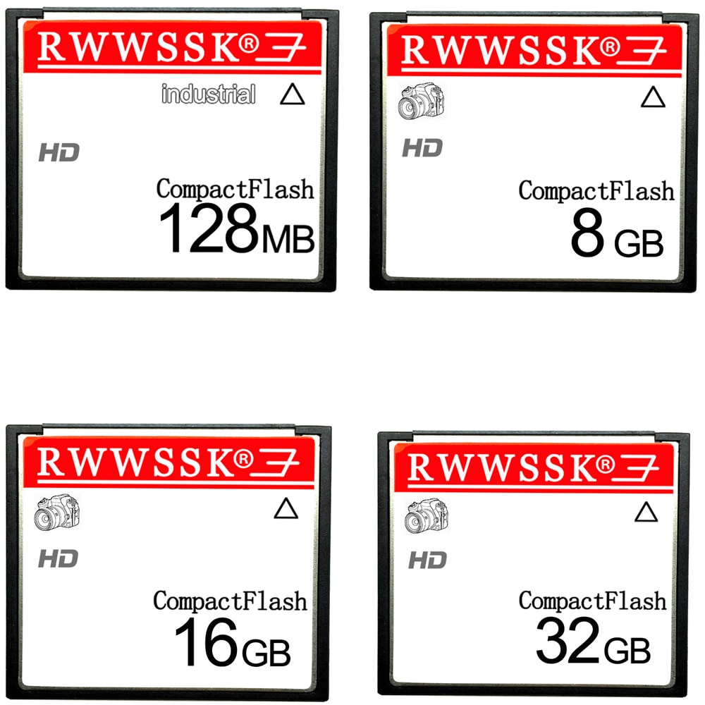 RWWSSK SLC Compact Flash CF Card 128MB 256MB 1GB 2GB 4GB 8GB 16GB 32GB 64GB cf Memory Card 133X 266X 20MB/S