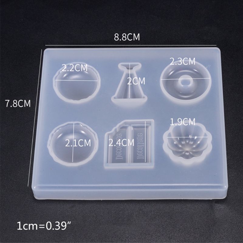 Uv Hars Ambachten Maken Diy Crystal Epoxy Mold Candy Hartvormige Patch Decoratie Siliconen Mallen