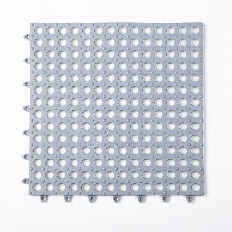 1pc Bathroom Carpet Shower Mat Non-slip Bath Mats Bathroom Square PVC Bathmats for Home Kitchen Floor Mats For Toilet Bath Rug: Grey