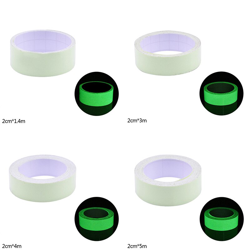 1pc lichtgevende tapes zelfklevend lichtgevend in het donker veiligheidspodium huisdecoraties waarschuwingstape vloerschakelaar muur noodsticker