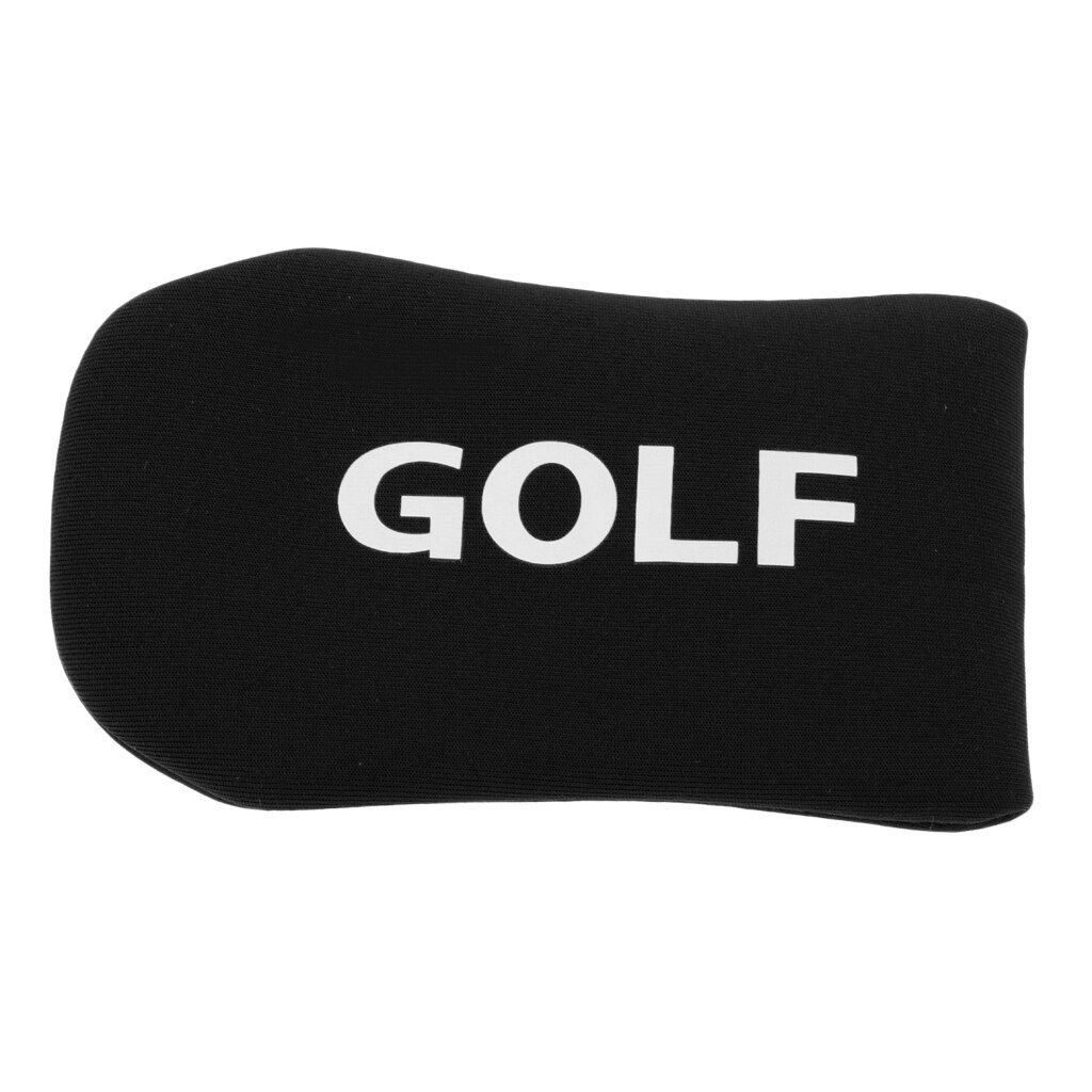 Neoprene Golf Putter Headcover Club Head Cover Perfect for Blade Putters: Black