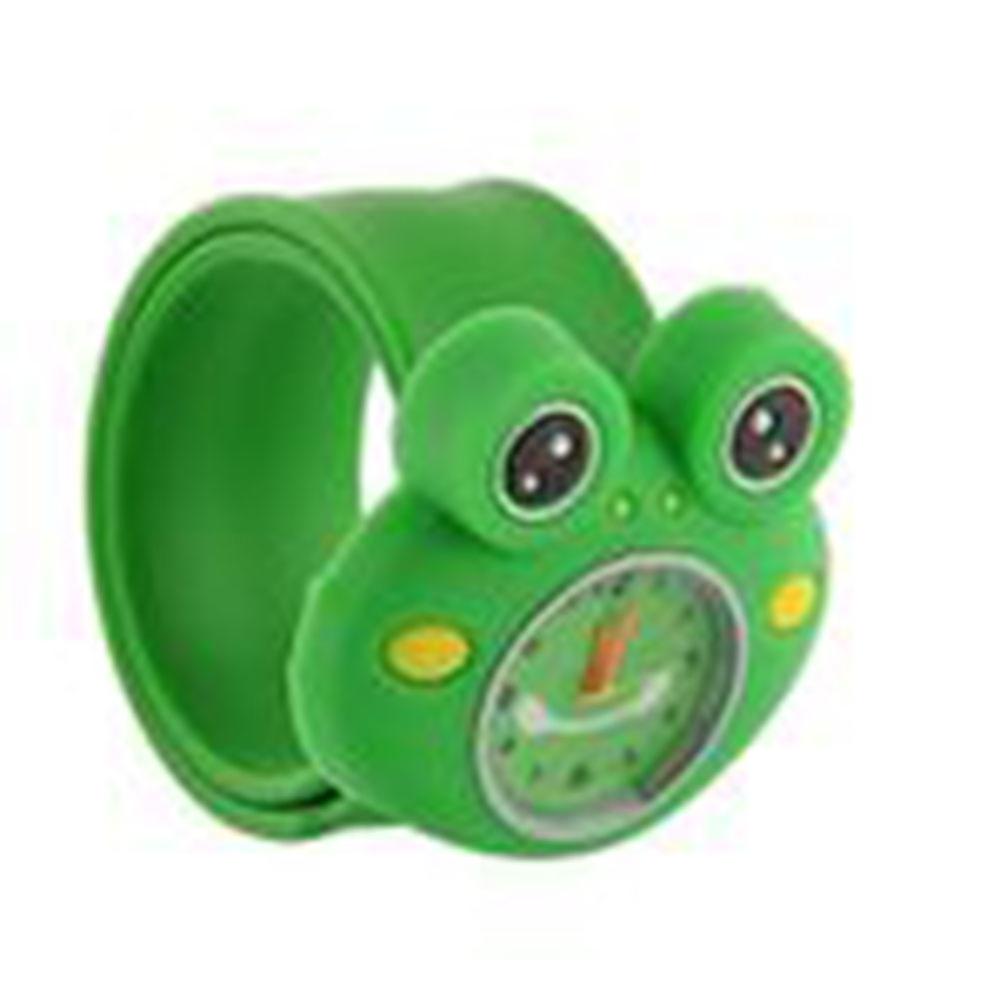 Cartone Animato per bambini Giocattoli Orologio Carino Animale di Frutta Per Bambini Silicone Accarezzò Orologio Della Ragazza del Bambino Giocattolo Preferito Orologio Al Quarzo Regalo Di Compleanno: frog