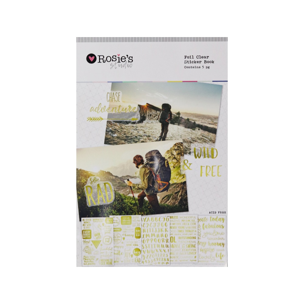 CRZCrafter Foglio di Adesivo Trasparente pad libro per Scrapbooking carta fabbricazione Ufficiale di auto adesivo abbellimenti regalo della decorazione