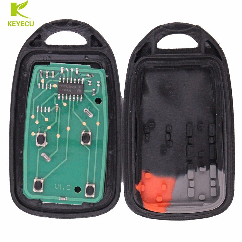 KEYECU Keyless Entry Remote Car Key Fob 4Button for 2004 Mazda RX8 FCC ID: KPU41805 Model 41848