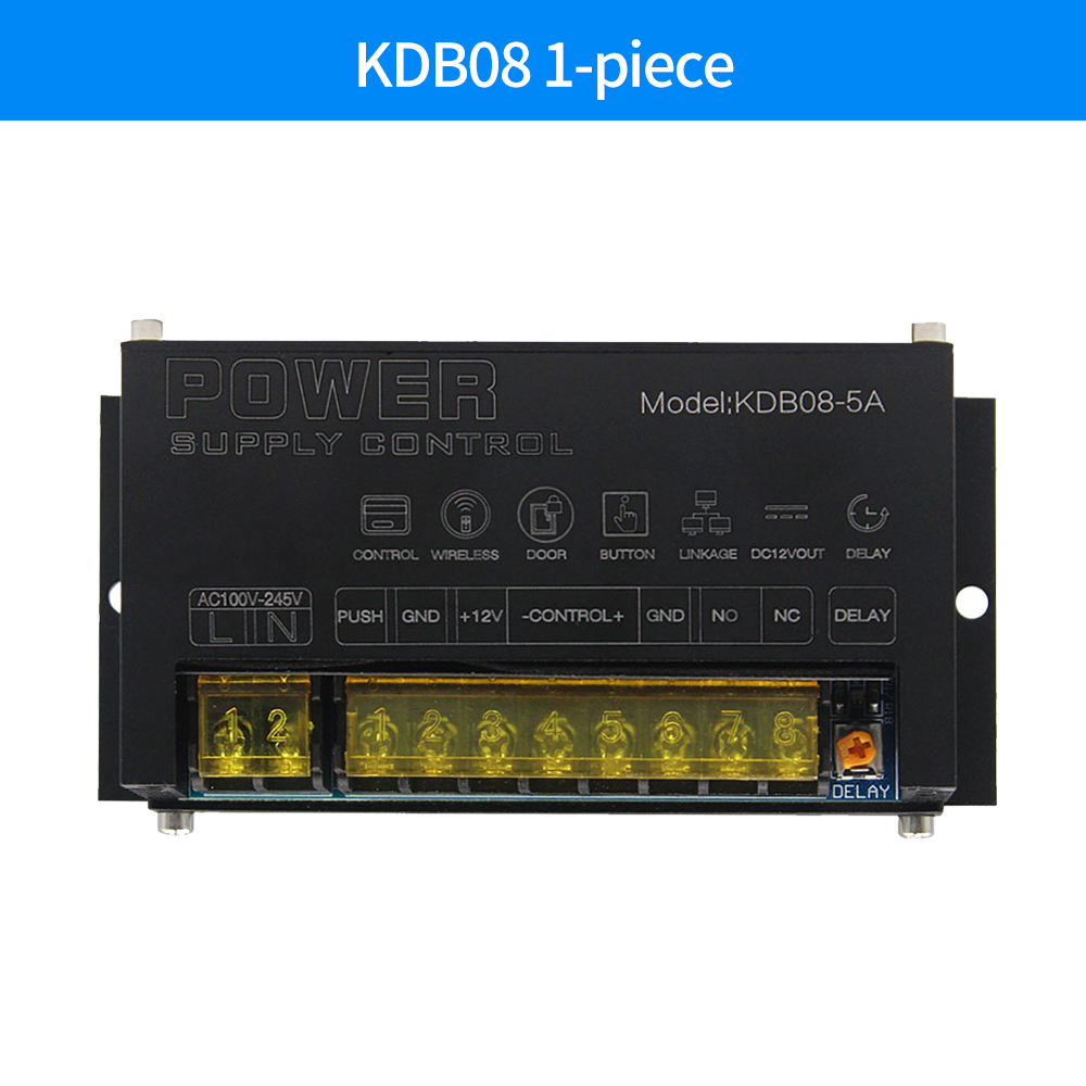 DC 12V Access Control Power Supply Switch 5A Output AC 110V-240V Input Power Source Supplier Adapter for Video Intercom System: MULTI