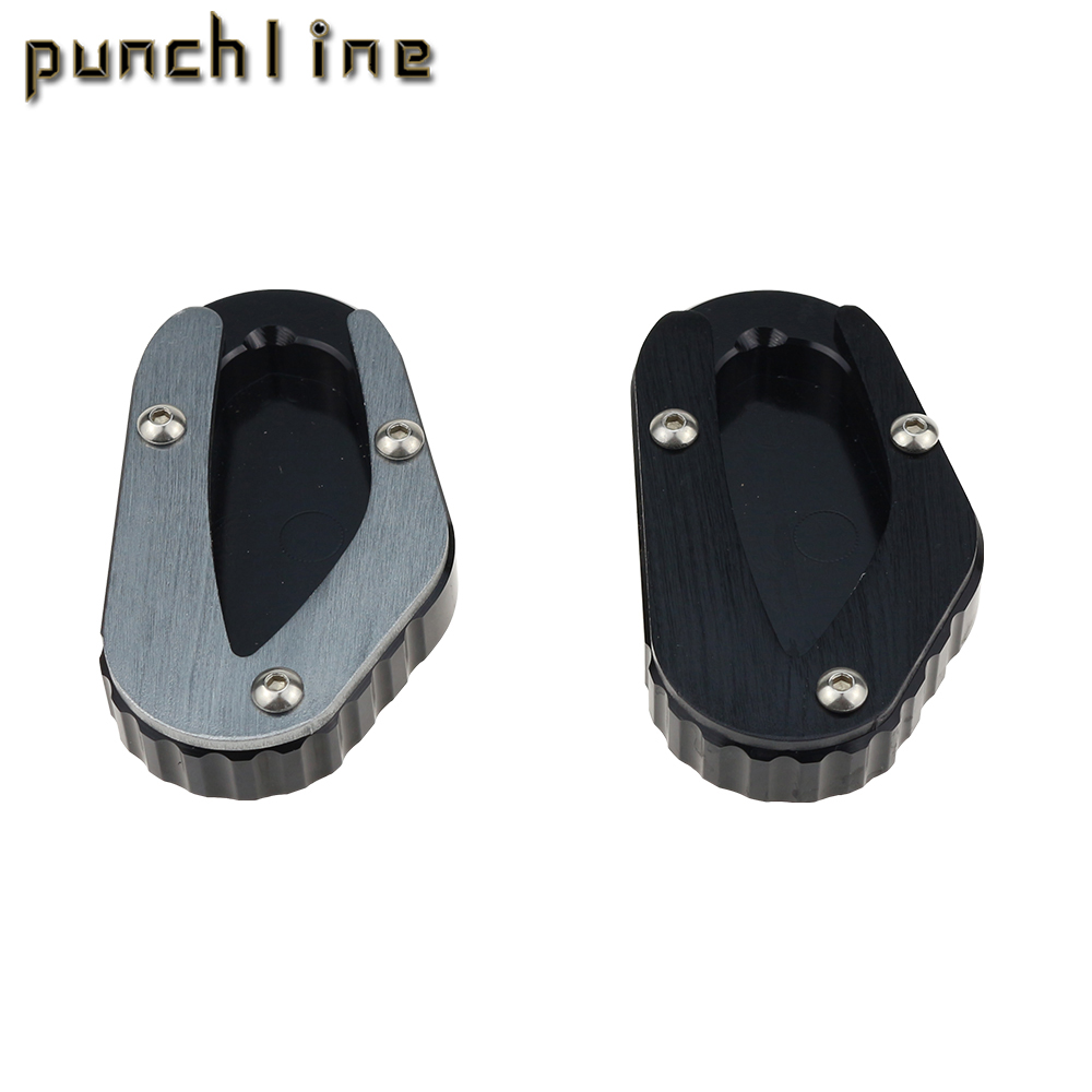 Fit Bonneville T120 T120 -2023 kickstand zijstandaard Voor TRIUMPH Bonneville T100 -2023 stand uitbreiding vergroter pad