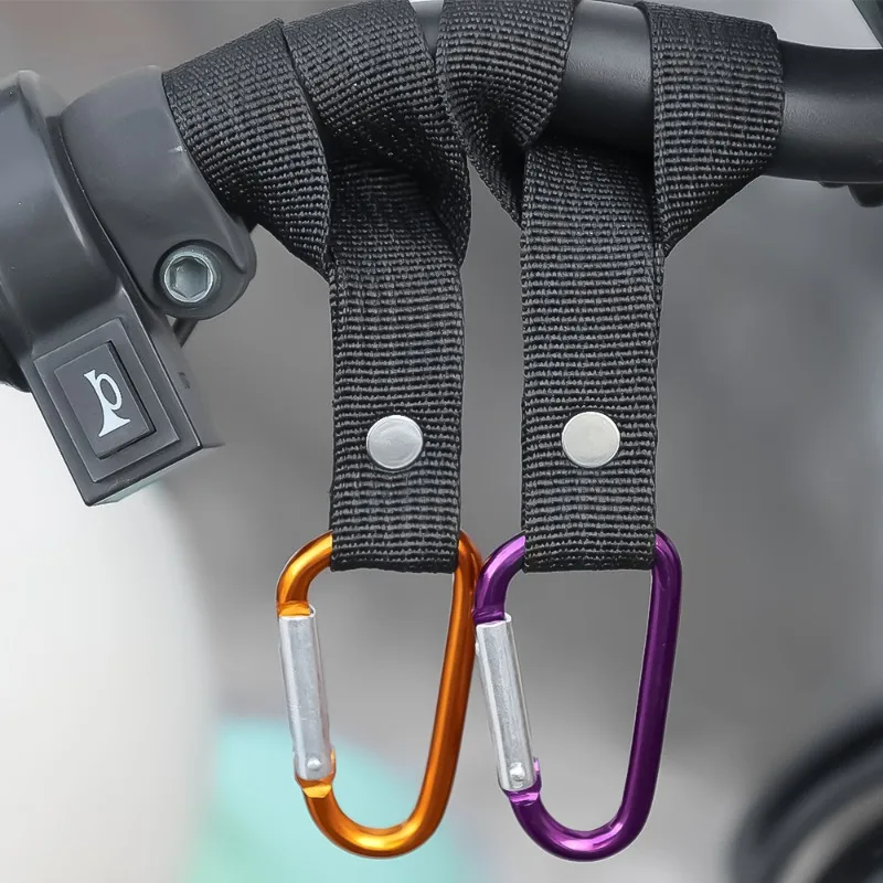 Motorhaak Elektrische Scooter Voorhaak Aluminium Stuurhaak voor Fiets Babywagen Kinderwagen D-haak Hanger