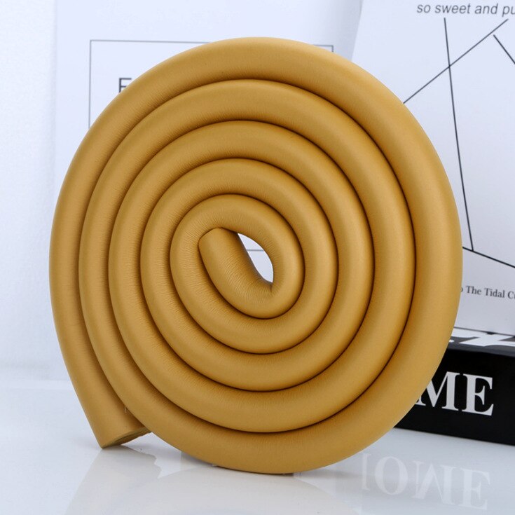 2m U Type Baby Safety Table Desk Edge Guard Strip Home Cushion Guard Strip Safe Protection Children Bar Strip Soft Thicken: 08 coffee