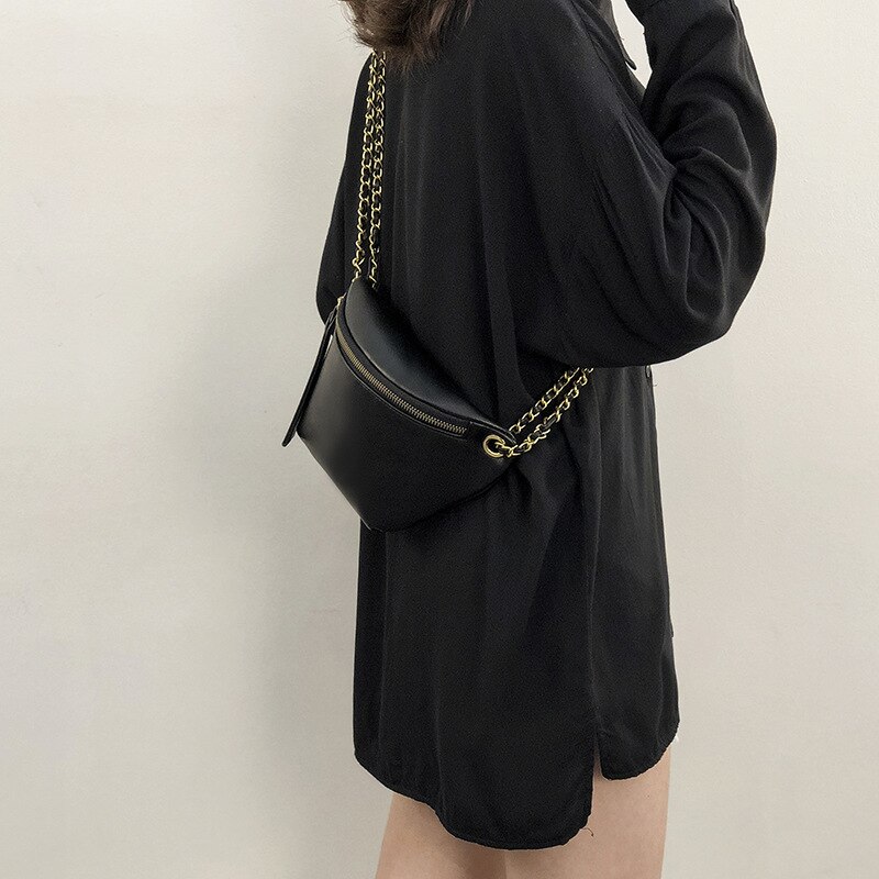 Lente En Zomer Mode Vrouwen Tas Keten Cross-Body Bag Borst Bag