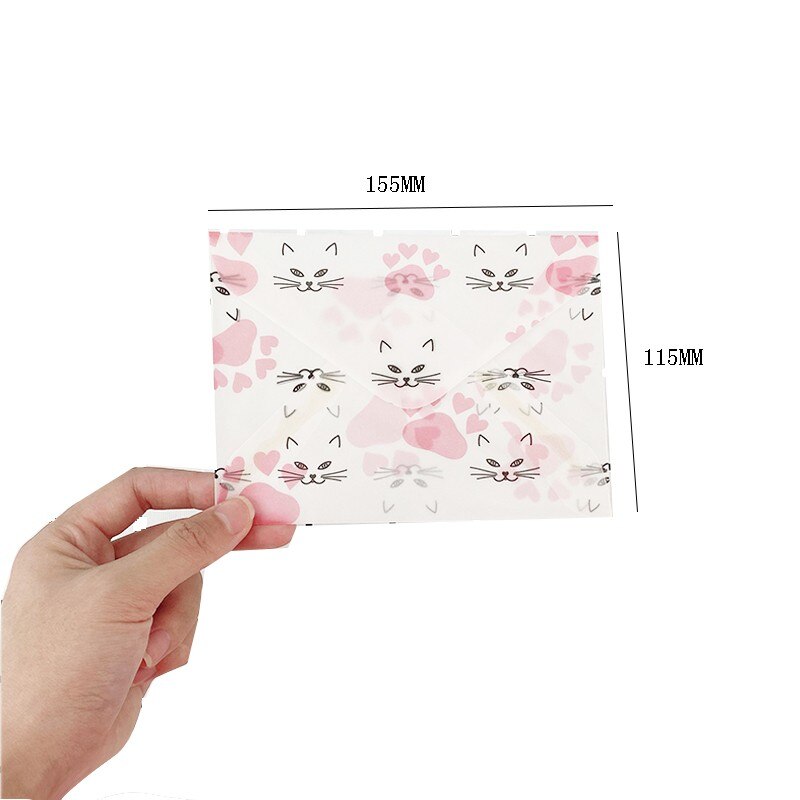 60PCS/pack Kawaii Mini Colorful Paper Envelope Cute Small Baby Craft Envelopes For Wedding Letter Invitations
