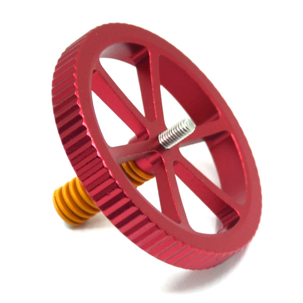 Fafeicy Nivelliermutter-Set Für 3D-Drucker – 4-teilig, Rot/gold, Für Ender 3, CR-10 & Mehr