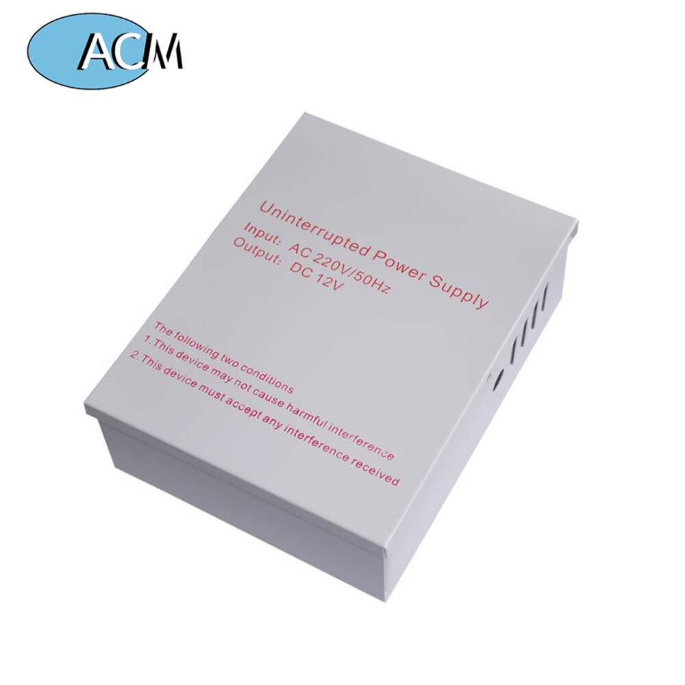 12V 3A Toegangscontrole Systeem Back Up Power Standby Back-Up Bron Elektrische Metal Power Supply Box