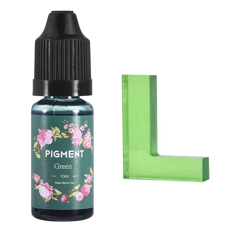 16 Colosr żywica epoksydowa UV pigmenty nietoksyczny, bezwonny płyn barwnik dla DIY biżuteria z żywicy, dzięki czemu rzemiosło żywiczne 10ml: 4