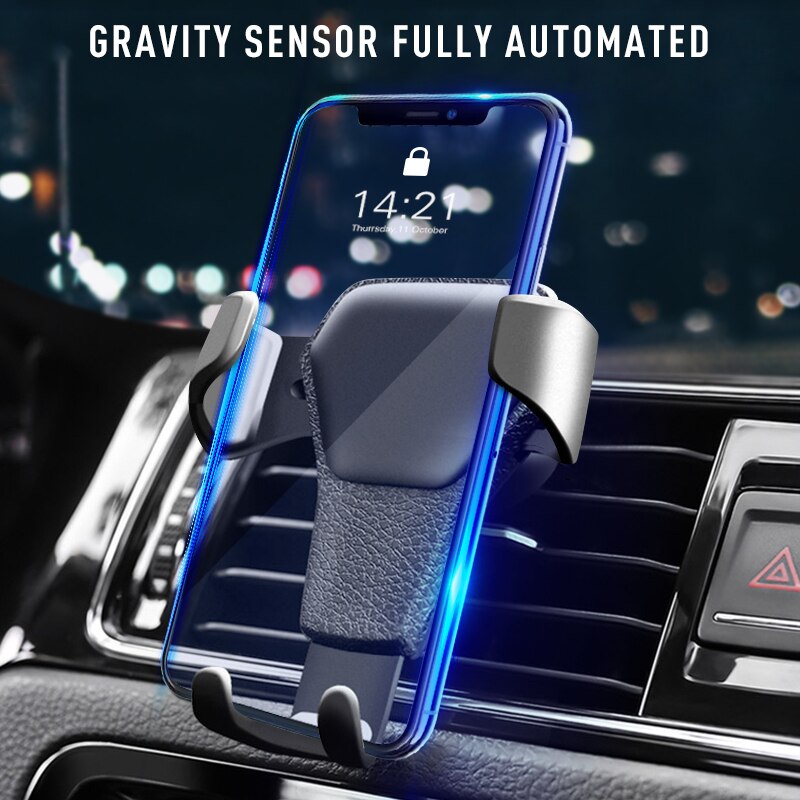 Universal Adjustable Phone Holder Car Air Vent Gravity Mount Cradle Stand Holder Lazy Mobile Phone holder For iphone Huawei