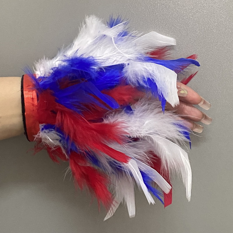 Ostrich Feather Cuff for women Feather cuffs for wrist feather snap bracelet nail photo cuffs Shirts cuffs with feather