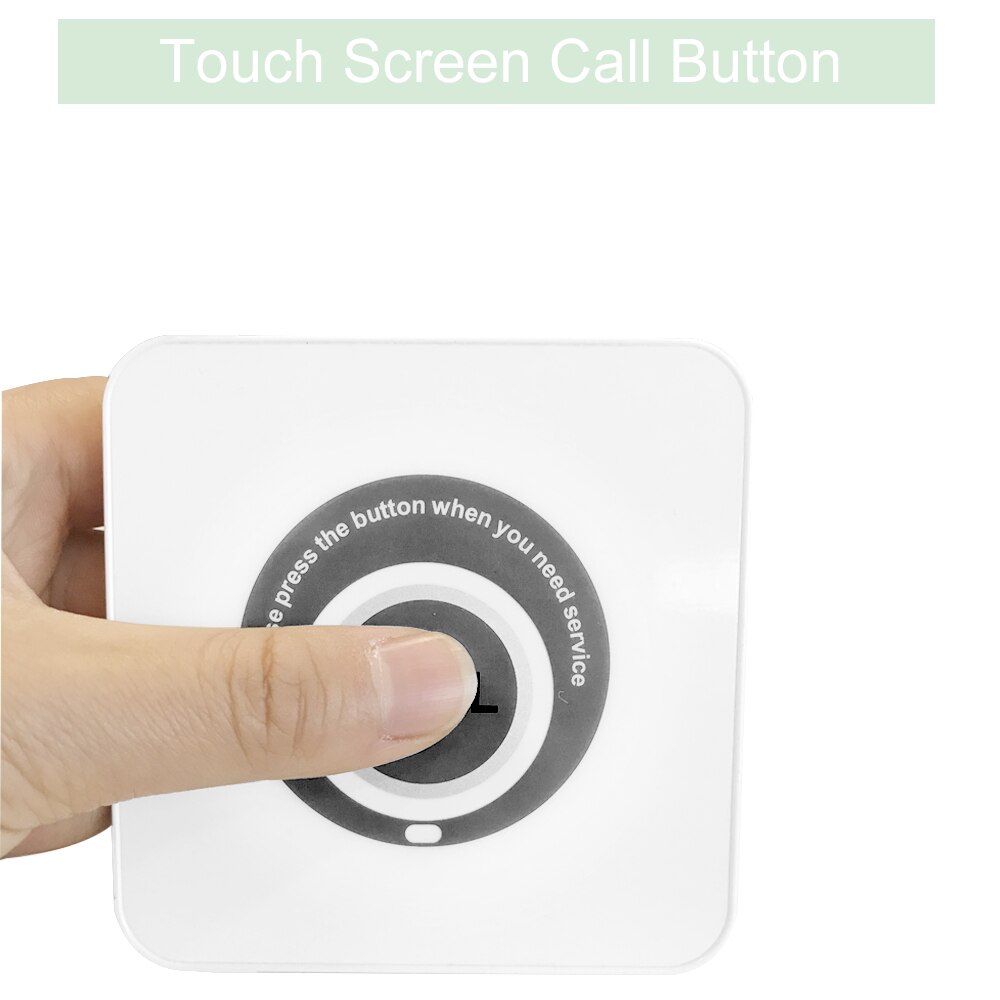 JINGLE BELLS Watch Receiver Wireless Touch Screen Service Call Bells Button Pager Wireless Restaurant Guest Calling Systems
