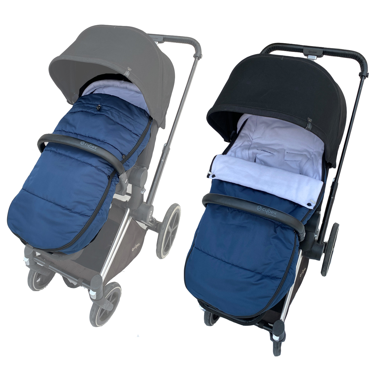 Carrito de bebé para invierno Compatible con cochecitos Cybex Priam y Mios, accesorios universales para cochecito de bebé, calcetines cálidos
